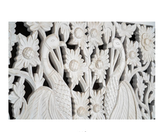 Indian Hand Carved Solid Wooden Cupboard Wardrobe D116