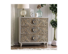 Indian Hand Carved Solid Wood Chest of Drawers D43