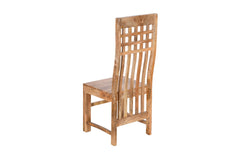 Handmade Mango Wood Chair in Natural Finish 45x43x114Cm