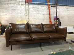 Chesterfield Leather Armchair Sofa Leather Lounge Couch 3 Seater CHSE23