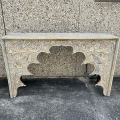 Indian Furniture Solid Hard Wood Carved Console Table