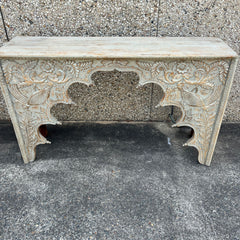 Indian Furniture Solid Hard Wood Carved Console Table