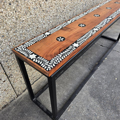 Indian Furniture Industrial Solid Wood Dining Bench