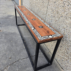 Indian Furniture Industrial Solid Wood Dining Bench