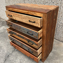 Nirvana Reclaimed Timber Dresser Tallboy Chest of drawers