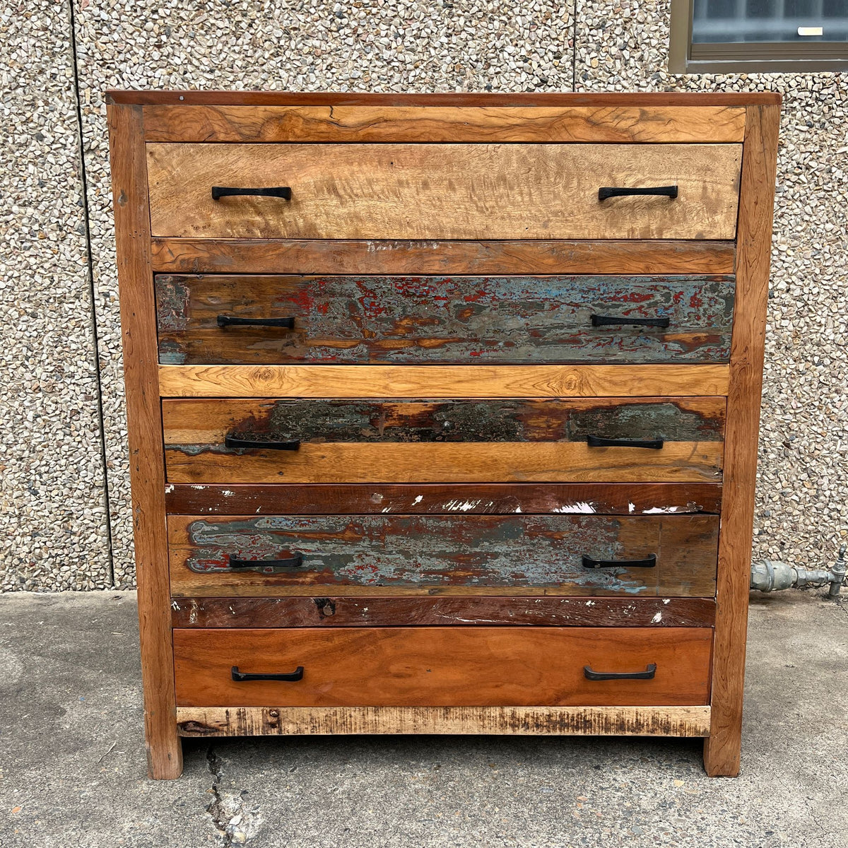 Nirvana Reclaimed Timber Dresser Tallboy Chest of drawers