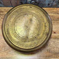 Indian Vintage Brass Round Chapati Storage Box 51
