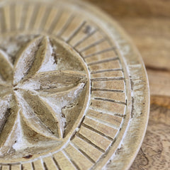 Indian Hand Carved Home Decor Wooden Plates 149