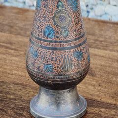 Indian Antique Old Vintage Brass Flower Pot 94