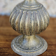 Indian Antique Old Vintage Brass Flower Pot 91