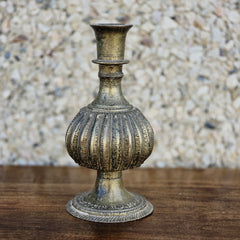 Indian Antique Old Vintage Brass Flower Pot 91