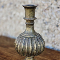 Indian Antique Old Vintage Brass Flower Pot 91