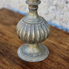 Indian Antique Old Vintage Brass Flower Pot 91