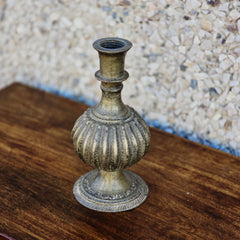 Indian Antique Old Vintage Brass Flower Pot 91