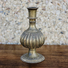 Indian Antique Old Vintage Brass Flower Pot 91