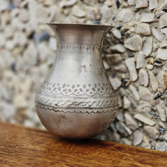 Indian Handcrafted Metal Home Decor Showpiece Pot 408