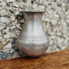 Indian Handcrafted Metal Home Decor Showpiece Pot 408