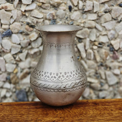 Indian Handcrafted Metal Home Decor Showpiece Pot 408