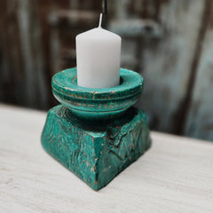Indian Wooden Candle Holder Stand 80