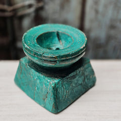 Indian Wooden Candle Holder Stand 80