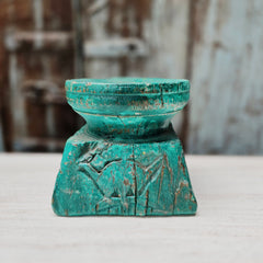 Indian Wooden Candle Holder Stand 80
