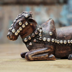 Indian Handcrafted Wooden Home Decor Showpiece 205