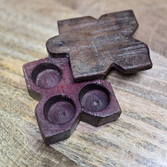 Indian Handcrafted Wooden Home Decor Spice Box 220