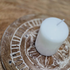 Indian Hand Carved Home Decor Wooden Plates 155