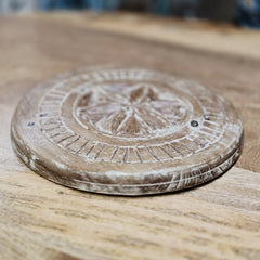 Indian Hand Carved Home Decor Wooden Plates 155