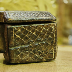 Indian Handcrafted Wooden Home Decor Spice Box 243