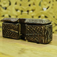 Indian Handcrafted Wooden Home Decor Spice Box 243