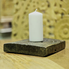 Indian Hand Carved Home Decor Wooden Plate 254