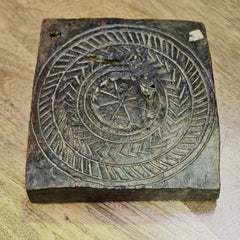 Indian Hand Carved Home Decor Wooden Plate 254