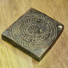 Indian Hand Carved Home Decor Wooden Plate 254