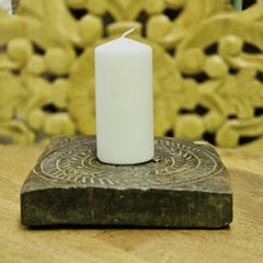 Indian Hand Carved Home Decor Wooden Plate 254