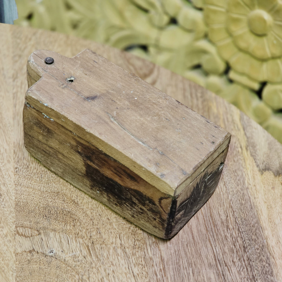 Indian Handcrafted Wooden Home Decor Spice Box 246
