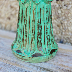 Indian Wooden Hand Carved Candle Holder Stand 289