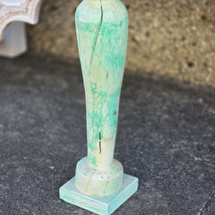 Indian Wooden Hand Carved Candle Holder Stand 291