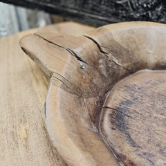 Indian Handcrafted Home Decor Parat Wooden Bowl 299