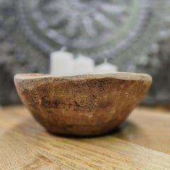 Indian Handcrafted Home Decor Parat Wooden Bowl 300