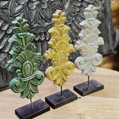 Indian Handcrafted Wooden Home Decor Showpiece (Set of 3) 305