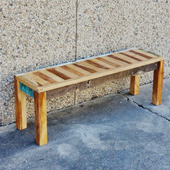 Handmade Indian Furniture Solid Hard Wood Carved Dining Bench
