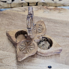 Indian Handcrafted Wooden Home Decor Spice Box 426