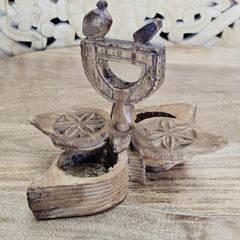 Indian Handcrafted Wooden Home Decor Spice Box 426