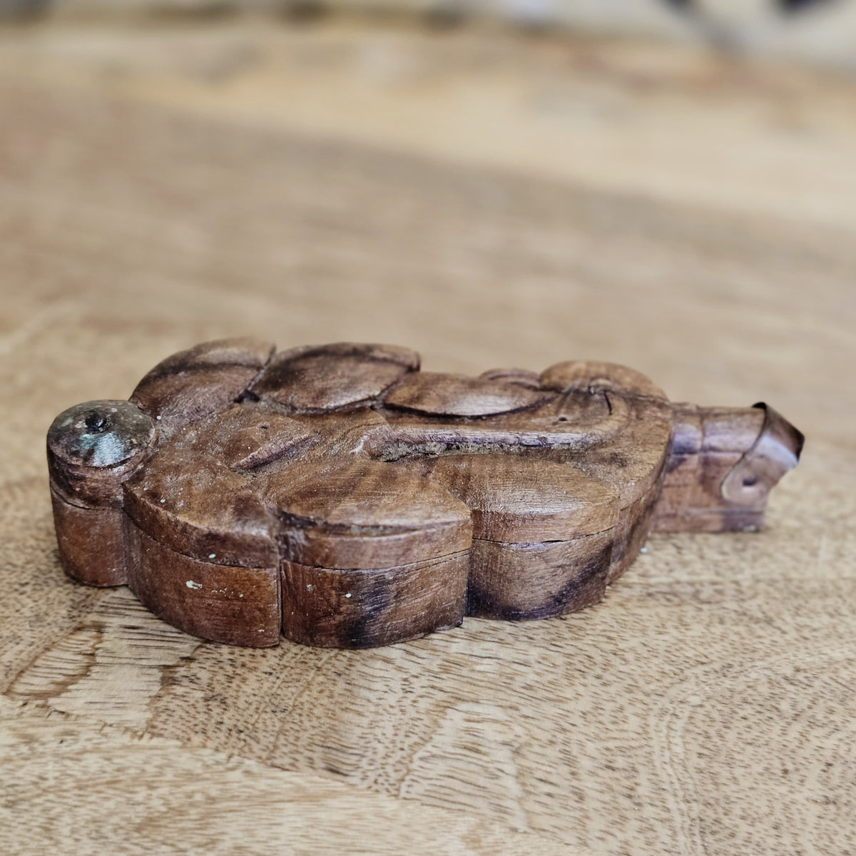 Indian Handcrafted Wooden Home Decor Spice Box 428