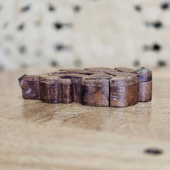 Indian Handcrafted Wooden Home Decor Spice Box 428