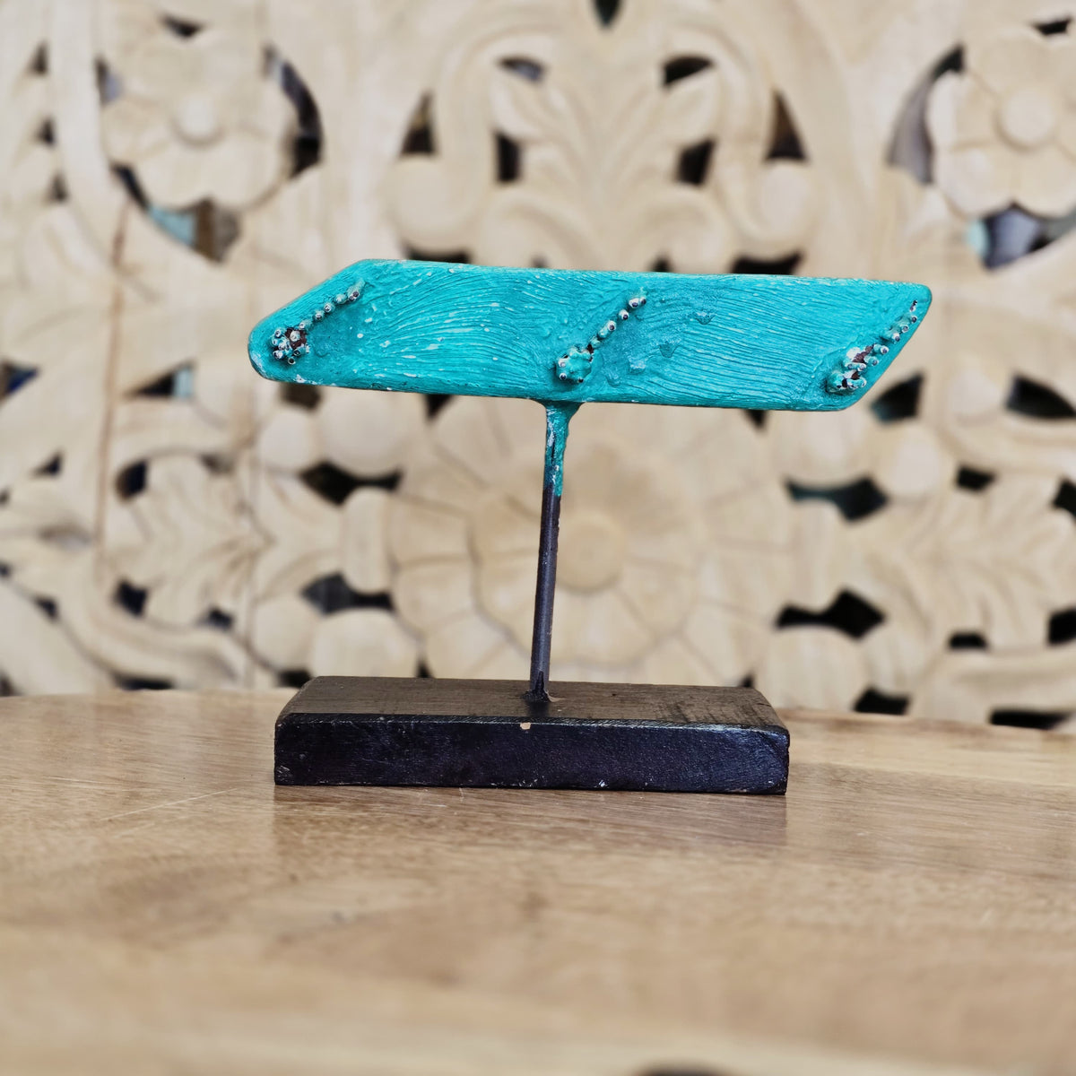 Indian Handcrafted Wooden Home Decor Showpiece 410