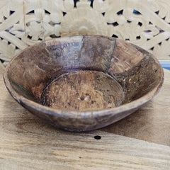 Indian Handcrafted Home Decor Parat Wooden Bowl 412