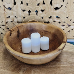 Indian Handcrafted Home Decor Parat Wooden Bowl 417