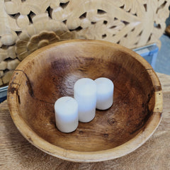 Indian Handcrafted Home Decor Parat Wooden Bowl 417
